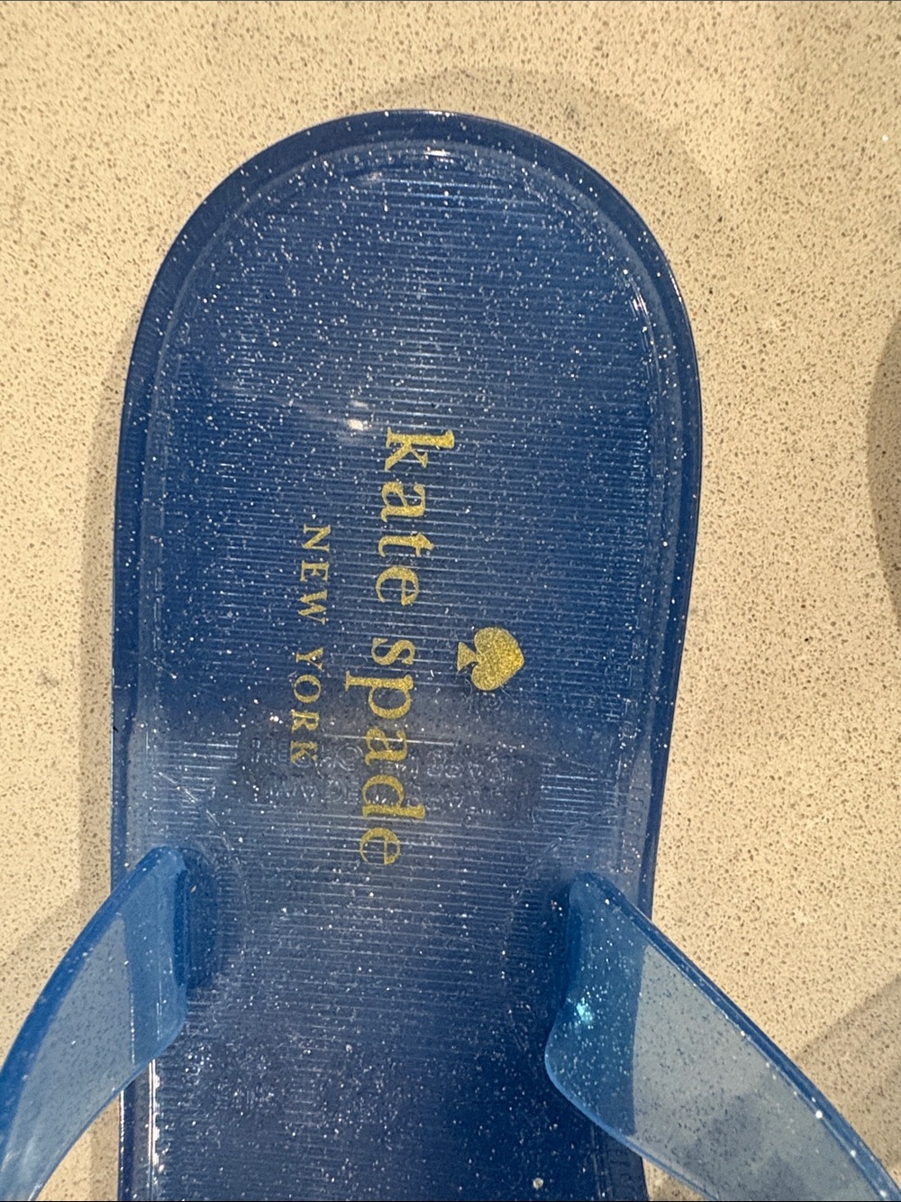 Kate spade blue jellies 7 never used - Picture 2 of 3